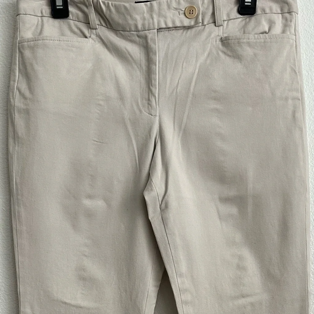 TALBOTS‎ Women’s Size 8 Beige Hampshire Ankle Pants Career High Waist Work